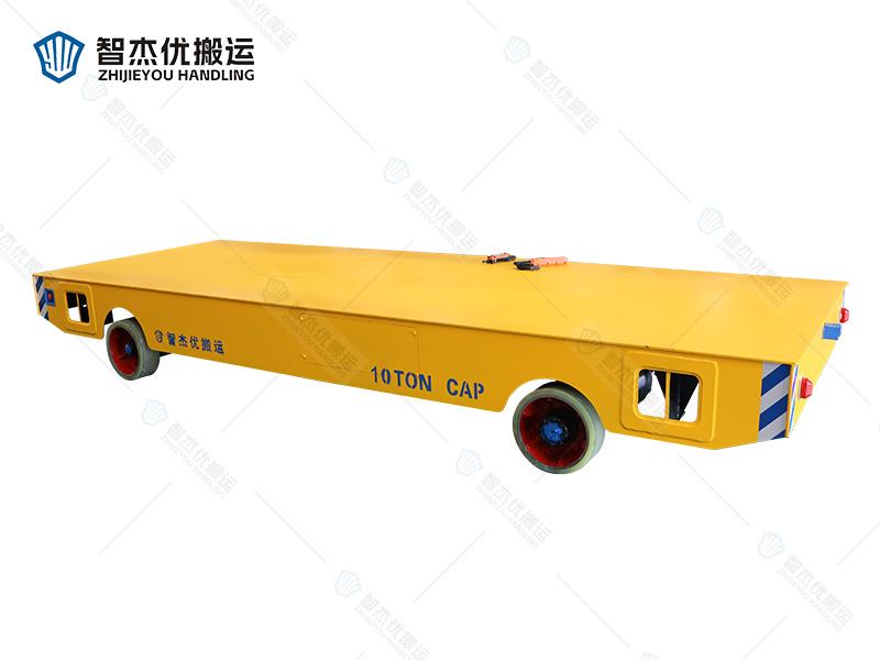 機(jī)械設(shè)備轉(zhuǎn)運(yùn)無(wú)軌電動(dòng)平板車(chē)