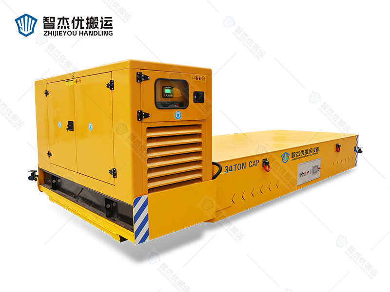柴油發(fā)電機供電全向無軌轉(zhuǎn)運車